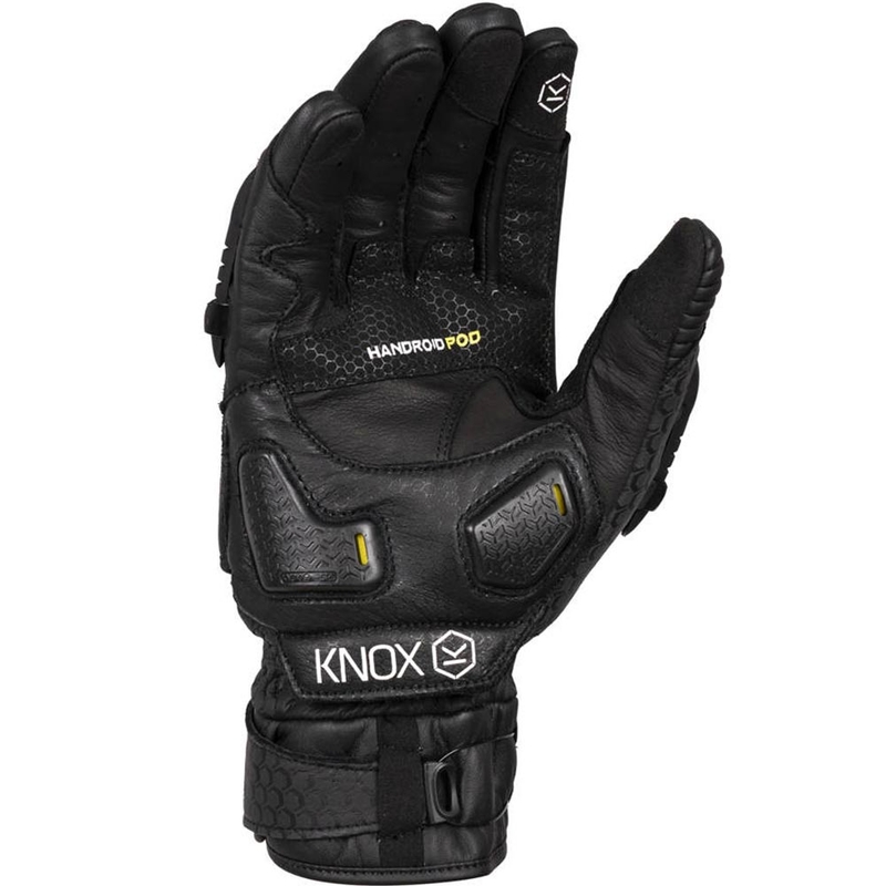Knox Hand Armour Handroid POD All Black Mk5 Moottoripyöräkäsineet Musta