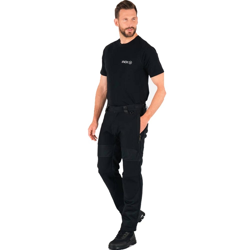 Knox Urbane Pro Trousers MK2 mustat moottoripyörähousut