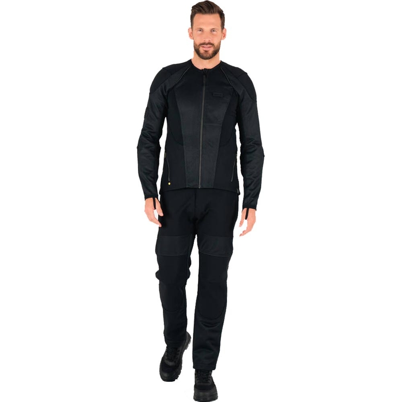 Knox Urbane Pro Trousers MK2 mustat moottoripyörähousut