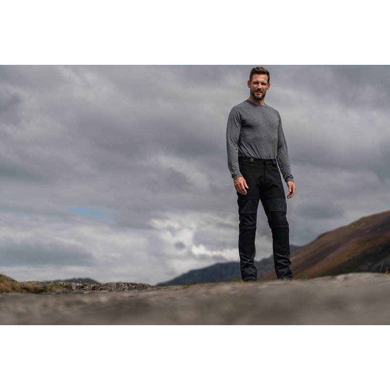 Knox Urbane Pro Trousers MK2 mustat moottoripyörähousut