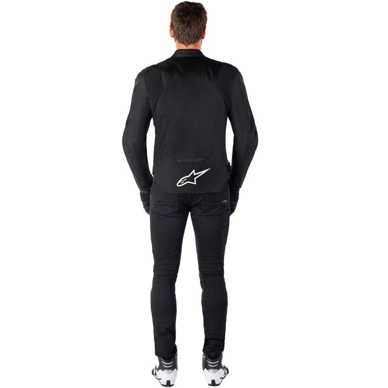 Alpinestars T-JAWS V4 Vedenpitävä moottoripyörätakki musta-valkoinen