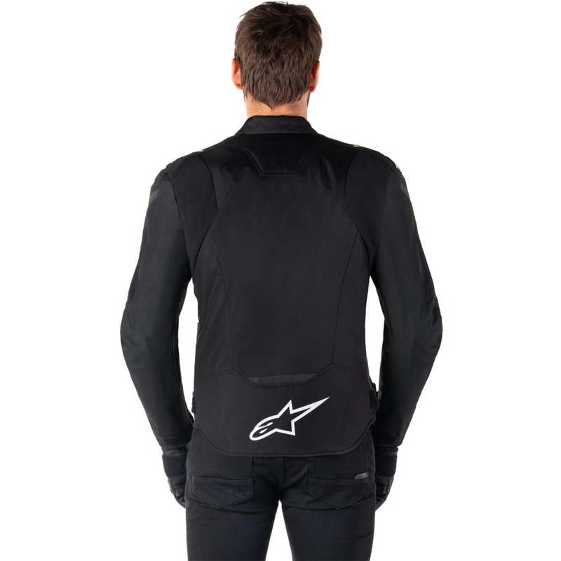 Alpinestars T-JAWS V4 Vedenpitävä moottoripyörätakki musta-valkoinen