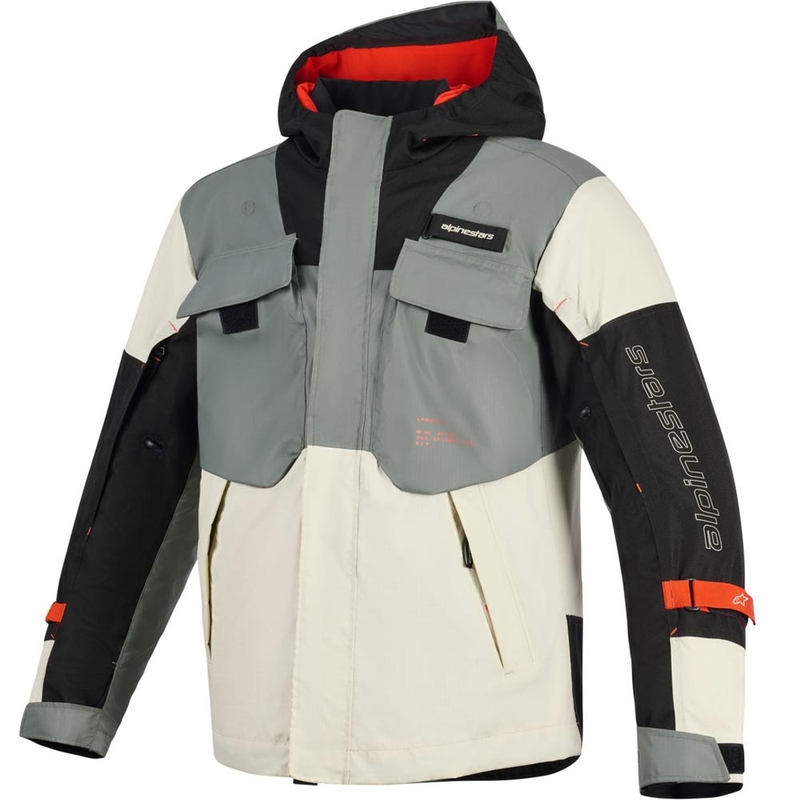 Alpinestars Mospher vedenpitävä moottoripyörätakki harmaa-musta