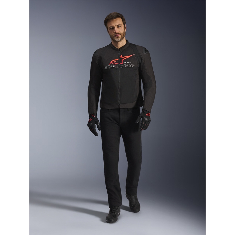 Alpinestars SMX Air -moottoripyörätakki musta-puna-valkoinen