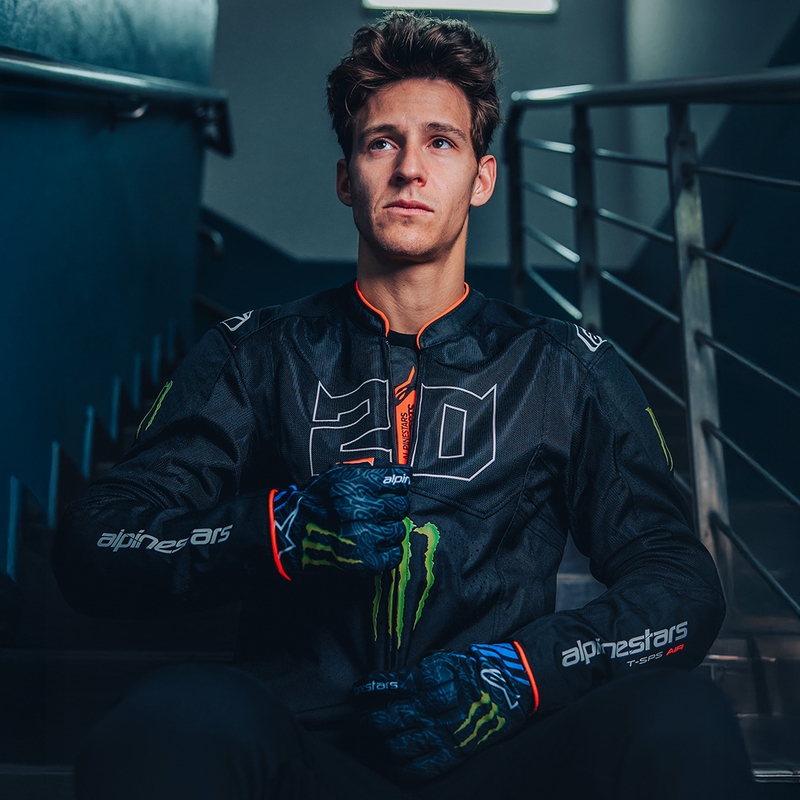 Alpinestars T-SPS Air V2 Monster FQ20 moottoripyörätakki musta-valkoinen mallisto
