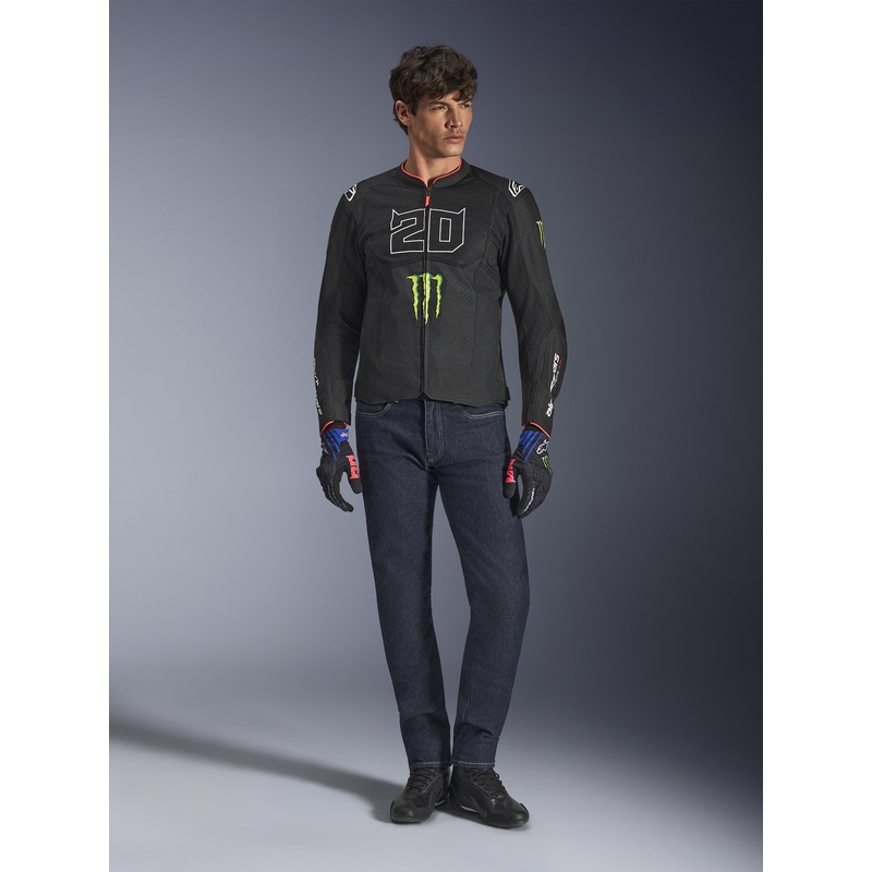 Alpinestars T-SPS Air V2 Monster FQ20 moottoripyörätakki musta-valkoinen mallisto