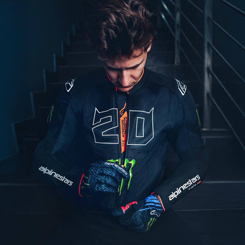 Alpinestars T-SPS Air V2 Monster FQ20 moottoripyörätakki musta-valkoinen mallisto