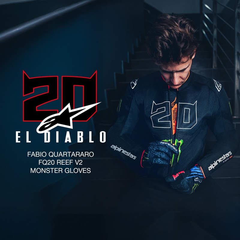 Alpinestars T-SPS Air V2 Monster FQ20 moottoripyörätakki musta-valkoinen mallisto