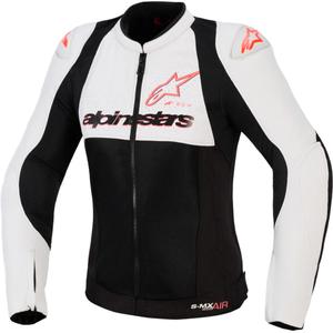 Alpinestars Stella SMX Air naisten moottoripyörätakki vaaleanharmaa-musta-pinkki