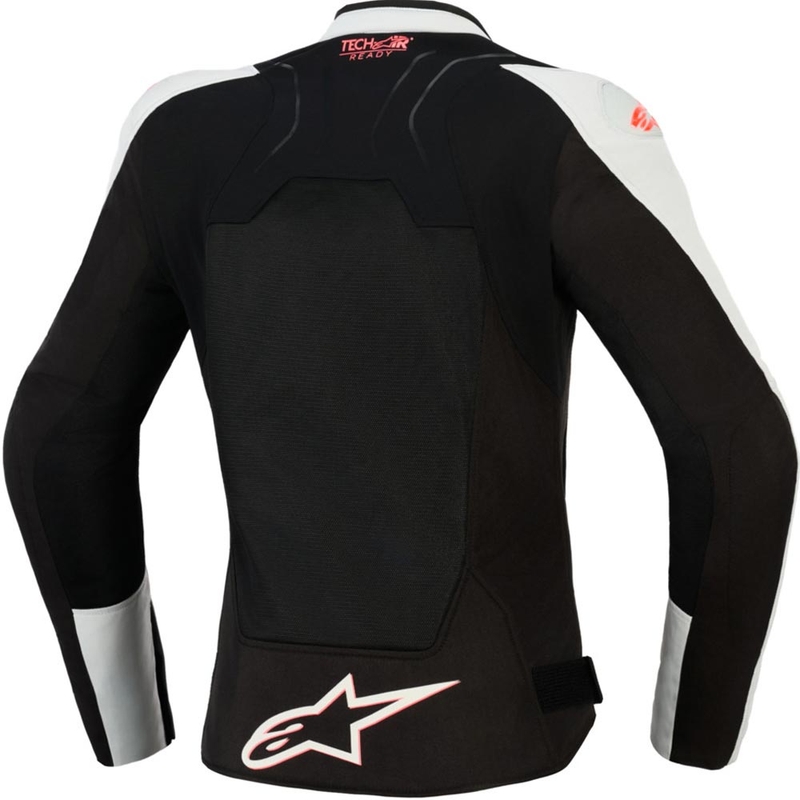 Alpinestars Stella SMX Air naisten moottoripyörätakki vaaleanharmaa-musta-pinkki