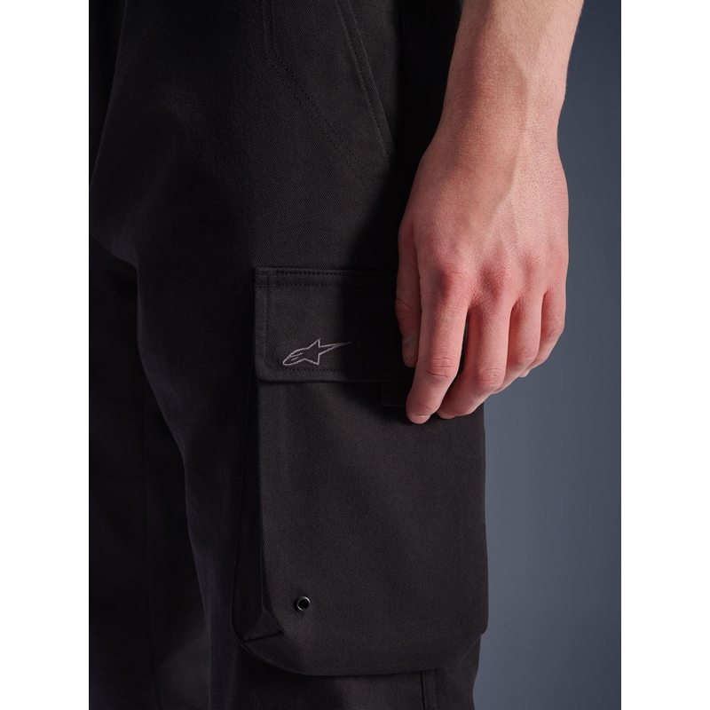 Alpinestars Flex-AST Cargo -moottoripyörähousut musta-musta