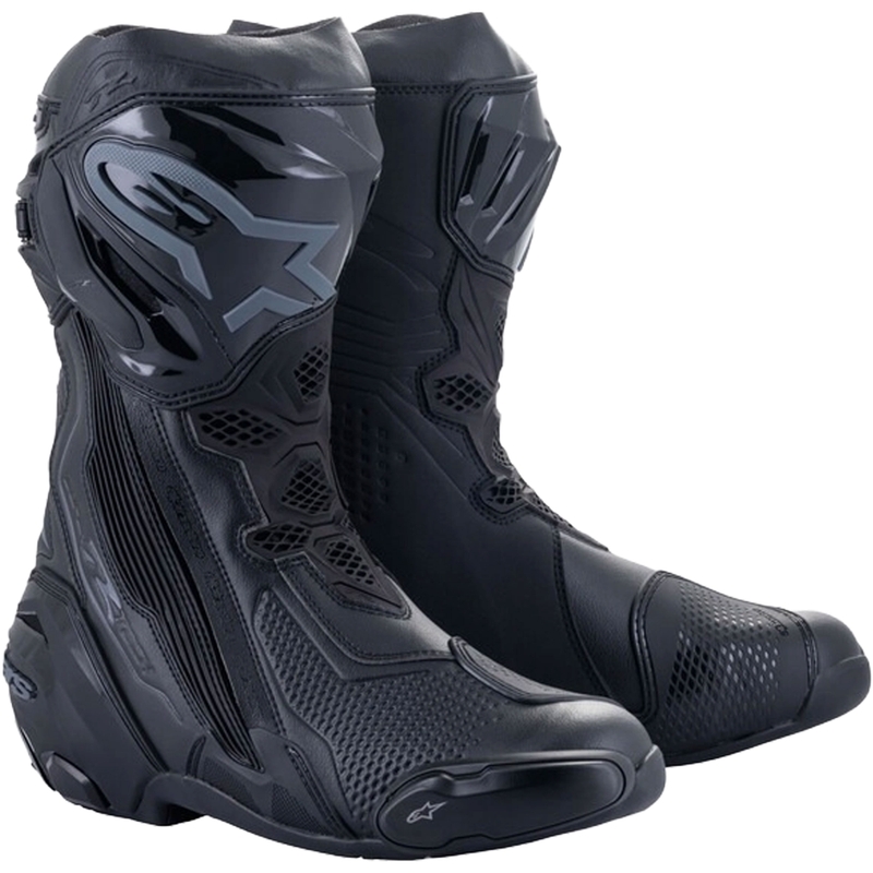 Alpinestars Supertech R Musta Moottoripyöräilykengät