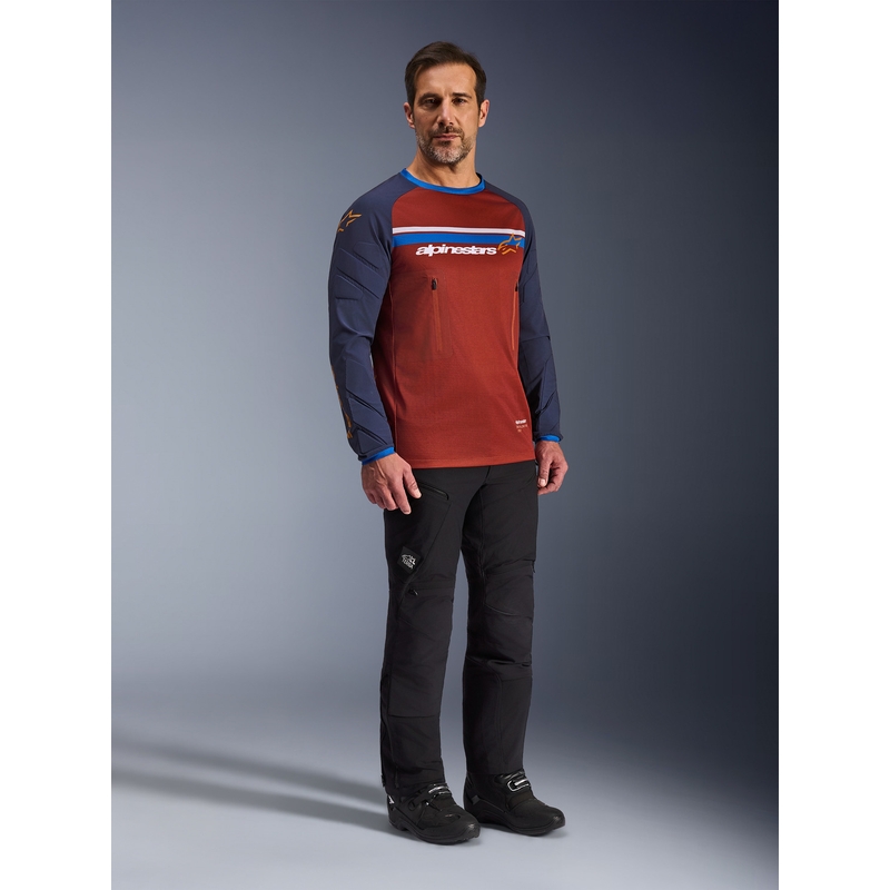 Alpinestars Maxdura Dual oranssi-tummansininen motocrossipaita