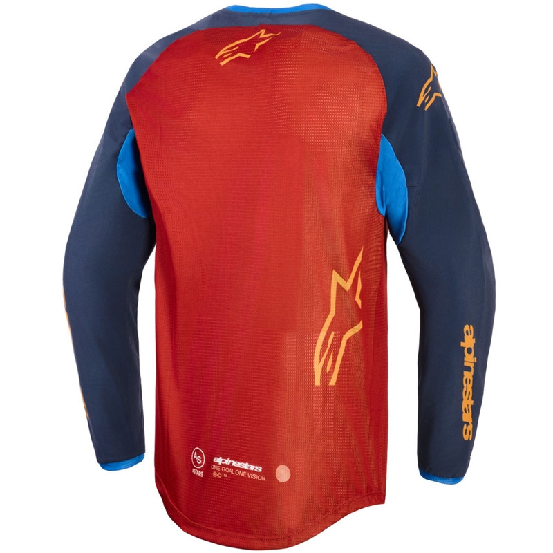 Alpinestars Maxdura Dual oranssi-tummansininen motocrossipaita