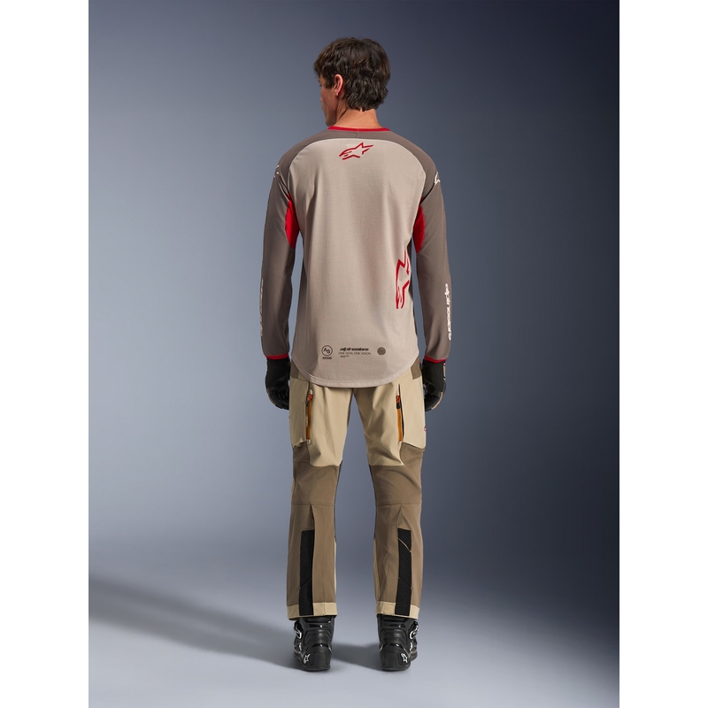 Alpinestars Maxdura Dual motocrossipaita ruskea-oranssi