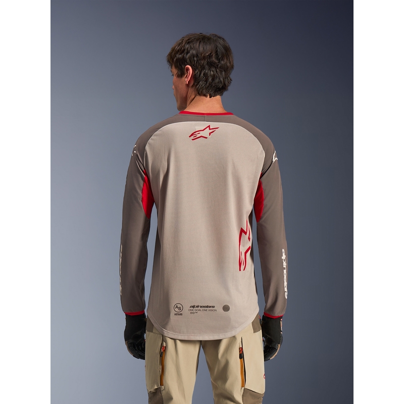 Alpinestars Maxdura Dual motocrossipaita ruskea-oranssi