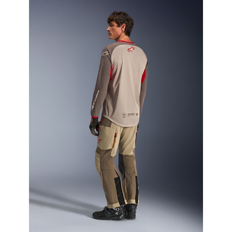 Alpinestars Maxdura Dual motocrossipaita ruskea-oranssi