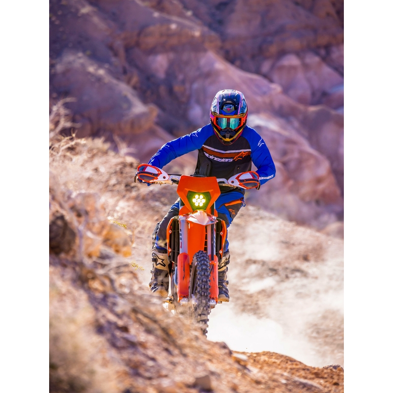 Alpinestars Maxdura Dual motocrossipaita tummanharmaa-sini-oranssi