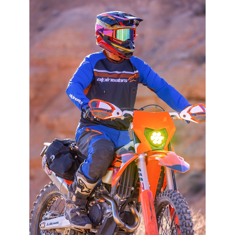 Alpinestars Maxdura Dual motocrossipaita tummanharmaa-sini-oranssi