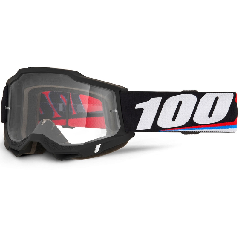 100% ACCURI 2 Magnus -motocrosslasit kirkkaalla pleksilasilla