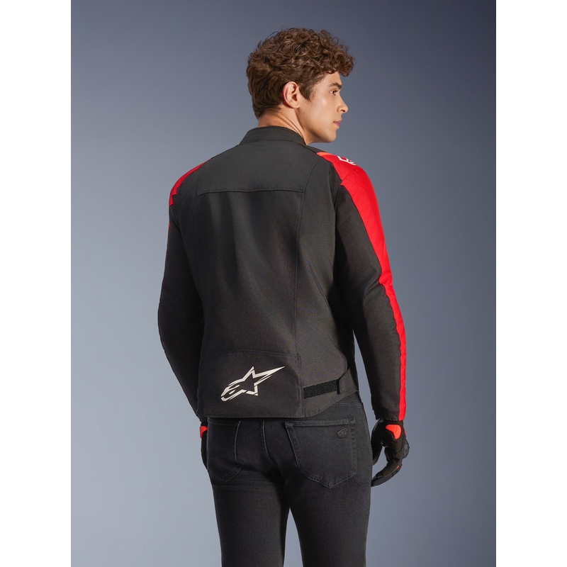 Alpinestars T-SPS 2 vedenpitävä moottoripyörätakki punainen-musta-valkoinen