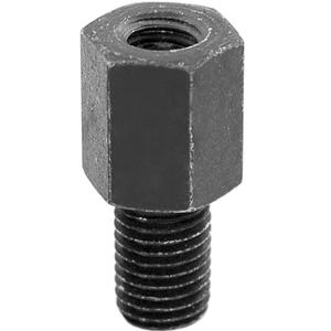 Taustapeilin kierteiden supistus (sisäkierre M8 oikea/ulkokierre M10 oikea) musta