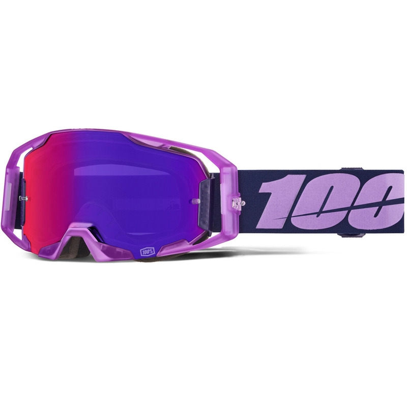 Motocrosslasit 100% ARmatic Toyoto violetilla pleksilasilla