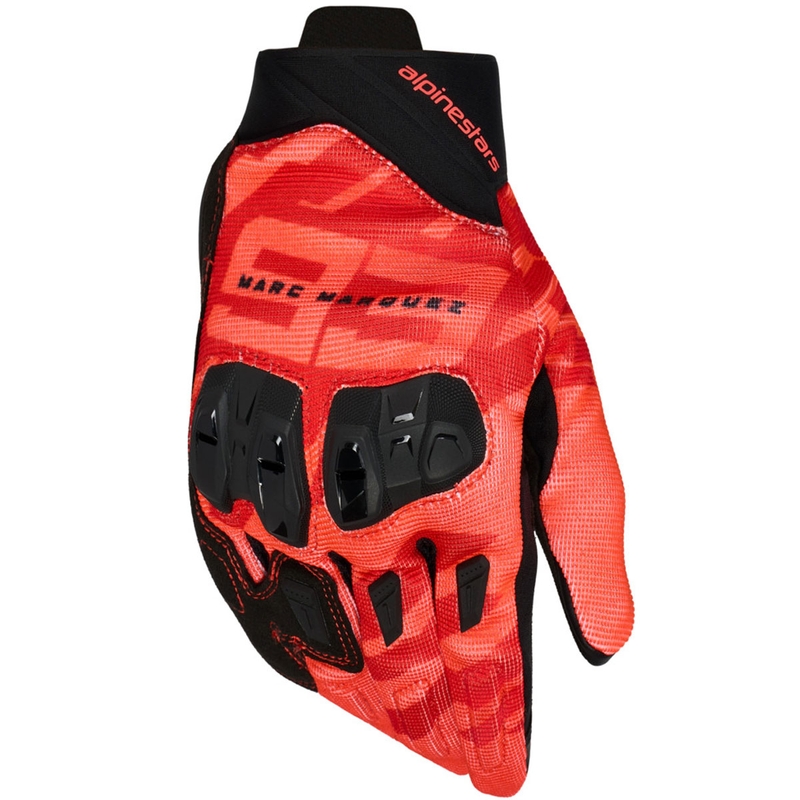 Alpinestars SP X 1 MM93 moottoripyöräkäsineet, kokoelma, fluo punainen-punainen-musta