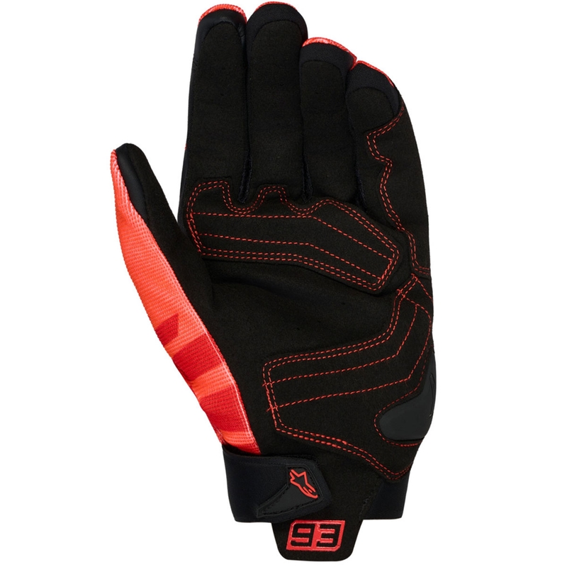 Alpinestars SP X 1 MM93 moottoripyöräkäsineet, kokoelma, fluo punainen-punainen-musta
