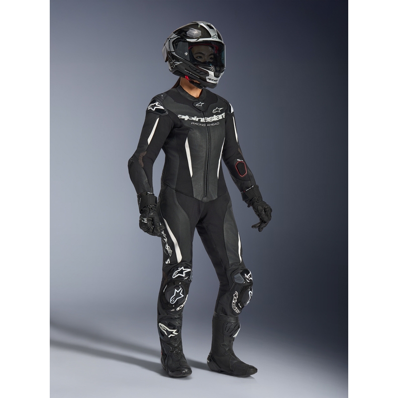 Alpinestars Stella GP-R7 Naisten Nahkapuku Moottoripyöräilyyn Musta