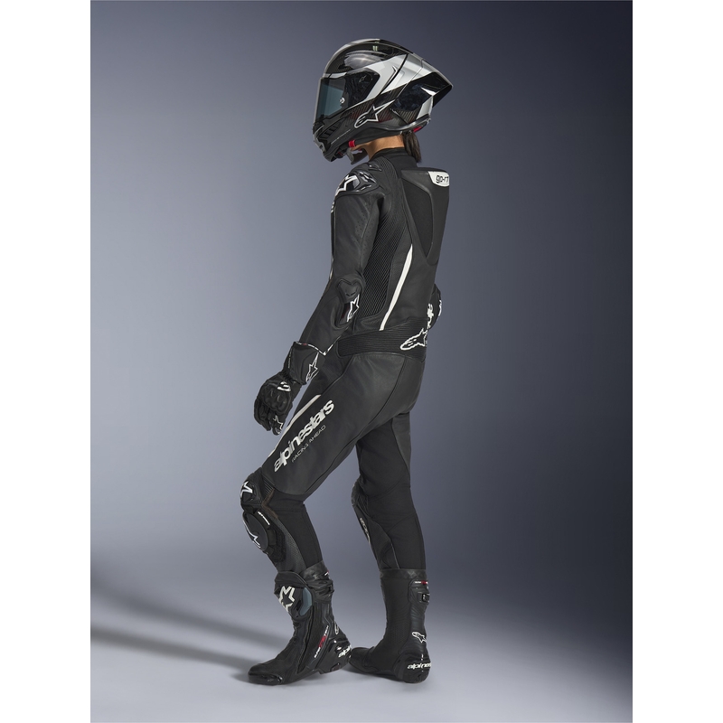 Alpinestars Stella GP-R7 Naisten Nahkapuku Moottoripyöräilyyn Musta