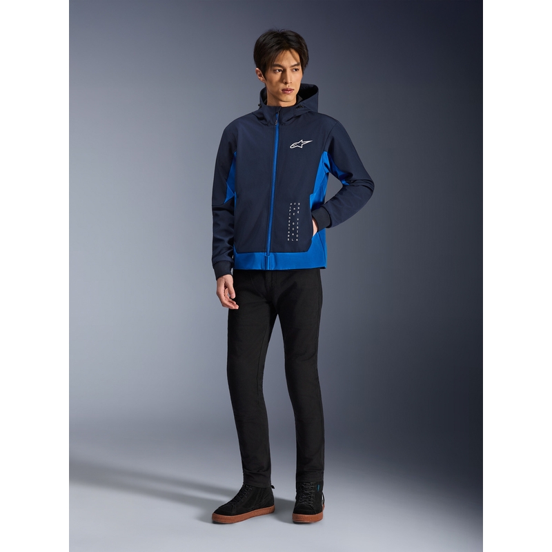 Alpinestars Radium Tech Huppari moottoripyörä collegepaita tummansininen-sininen