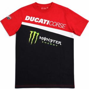 Ducati Corse Monster Diagonal T-paita puna-musta