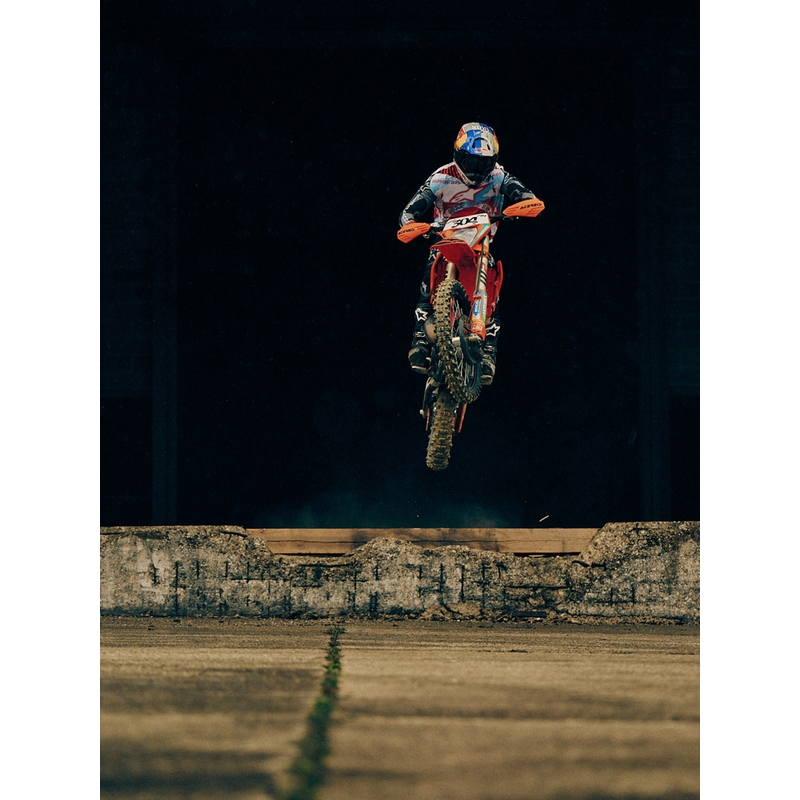 Alpinestars Supertech S-M7 Limited Edition Beast Coast motocrossikypärä harmaa-musta-oranssi