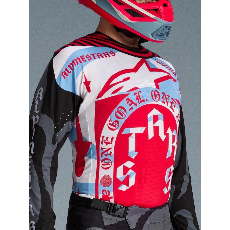 Alpinestars Techstar Limited Edition Beast Coast motocrossipaita harmaa-musta-oranssi