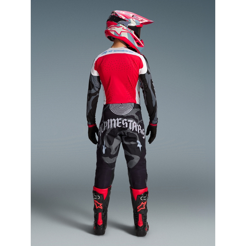 Alpinestars Techstar Limited Edition Beast Coast motocrossipaita harmaa-musta-oranssi