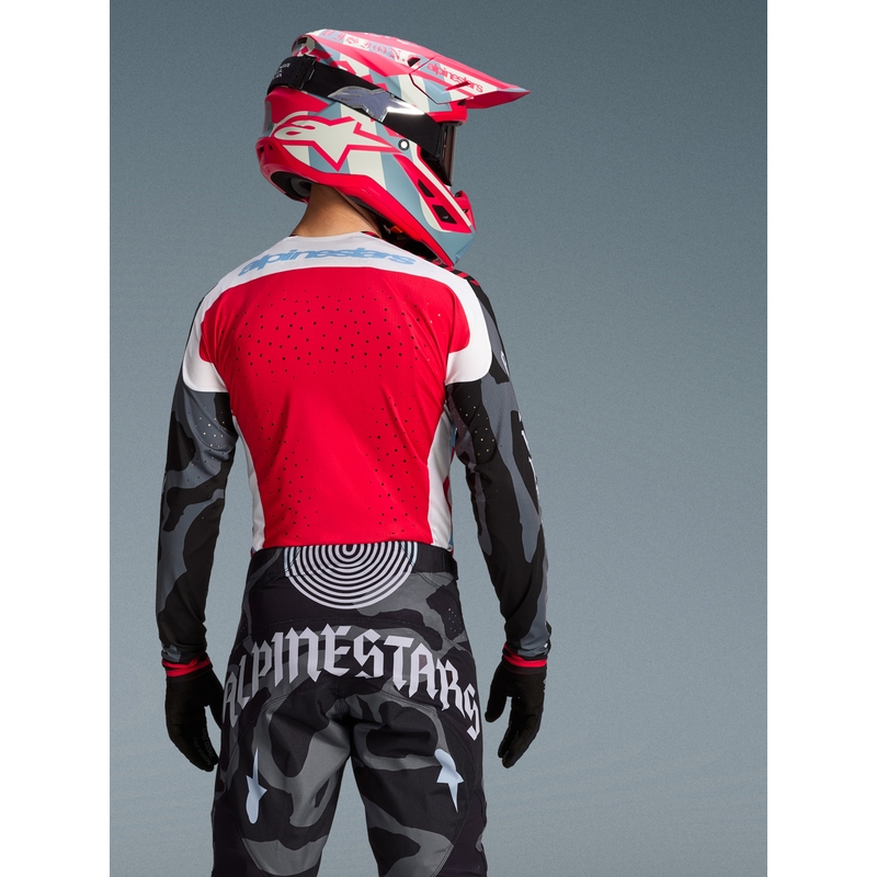 Alpinestars Techstar Limited Edition Beast Coast motocrossipaita harmaa-musta-oranssi