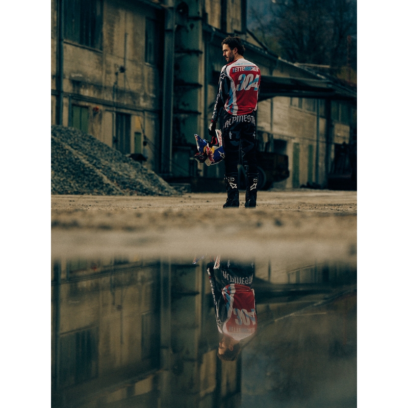 Alpinestars Techstar Limited Edition Beast Coast motocrossipaita harmaa-musta-oranssi