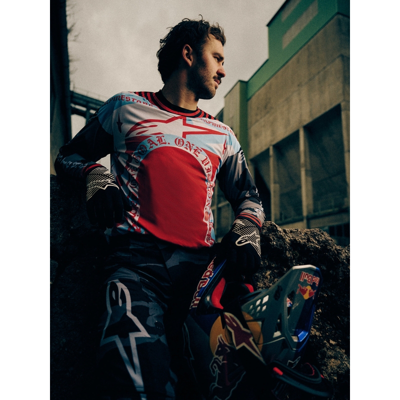 Alpinestars Techstar Limited Edition Beast Coast motocrossipaita harmaa-musta-oranssi