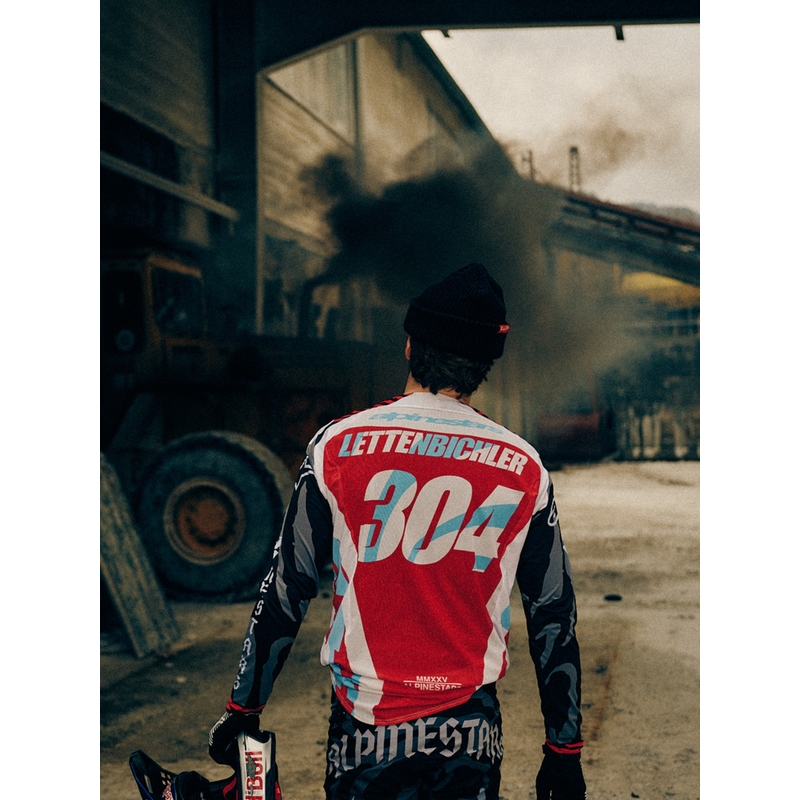 Alpinestars Techstar Limited Edition Beast Coast motocrossipaita harmaa-musta-oranssi