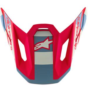 Alpinestars Supertech S-M7 Limited Edition Beast Coast -moottoripyöräkypärän visiiri harmaa-musta-oranssi