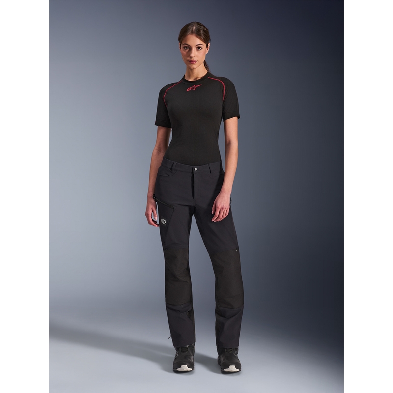 Alpinestars Stella Explore AST naisten moottoripyörähousut mustat