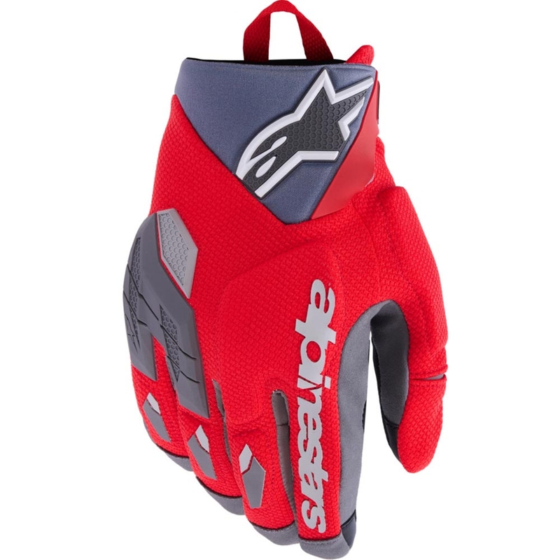 Alpinestars Durack moottoripyörähanskat musta-harmaa-punainen