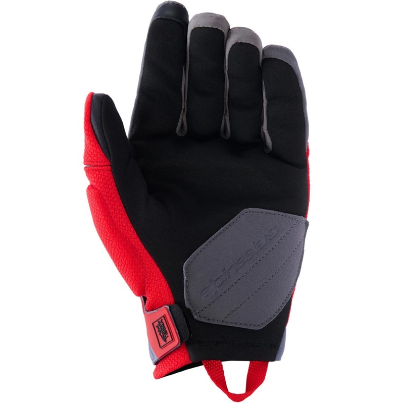Alpinestars Durack moottoripyörähanskat musta-harmaa-punainen