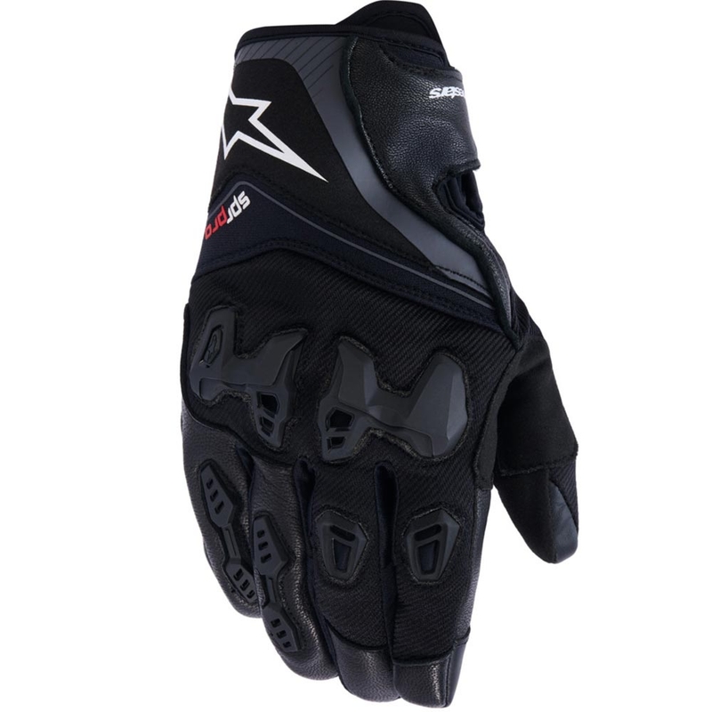 Alpinestars SP-R PRO moottoripyörähanskat musta-valkoinen