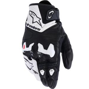 Alpinestars SP-R TECH moottoripyöräkäsineet valko-musta