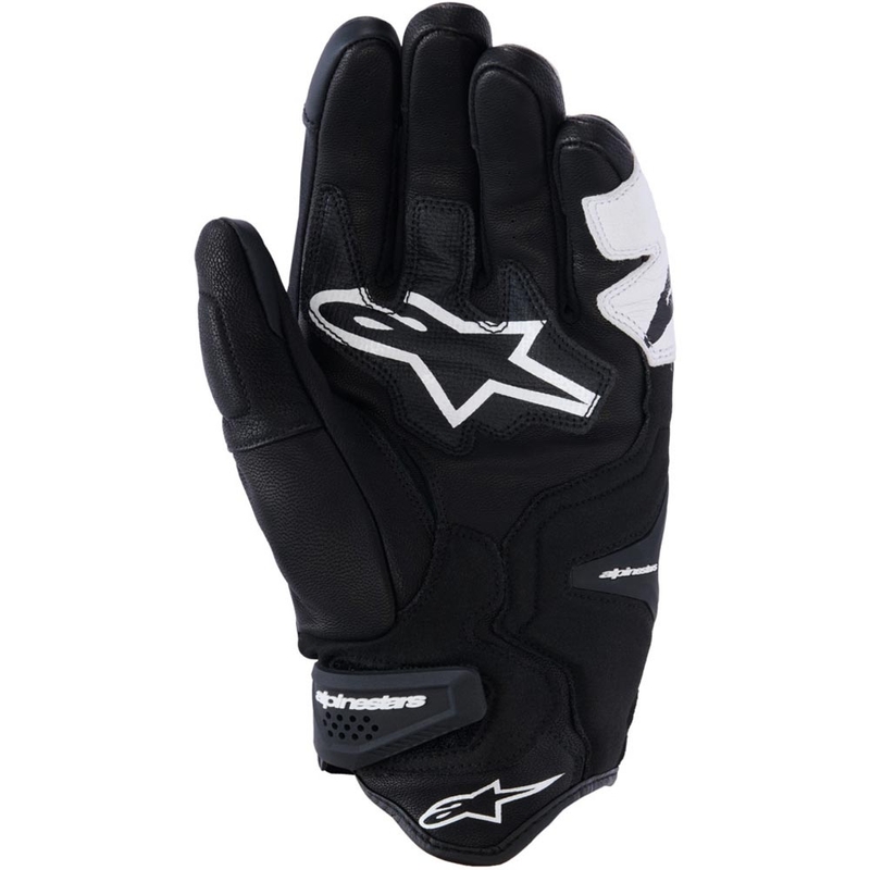 Alpinestars SP-R TECH moottoripyöräkäsineet valko-musta