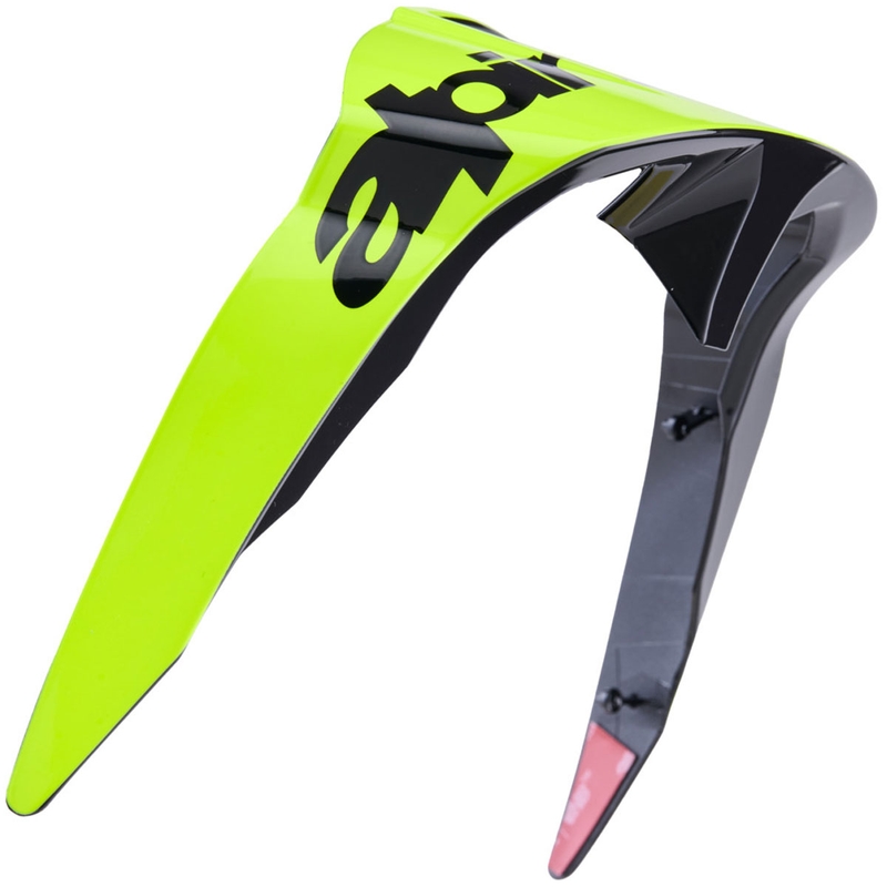 Aerodynaaminen spoileri Alpinestars Supertech R10 Arius -moottoripyöräkypärään, vakioprofiili, fluo keltainen-musta