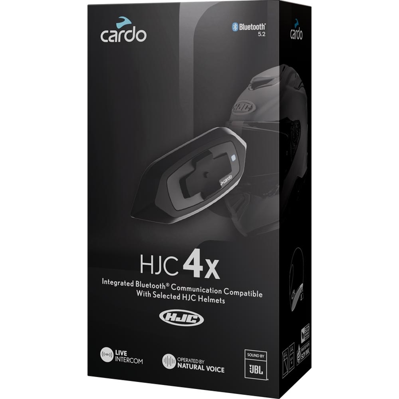 Cardo HJC 4X moottoripyörän intercom musta