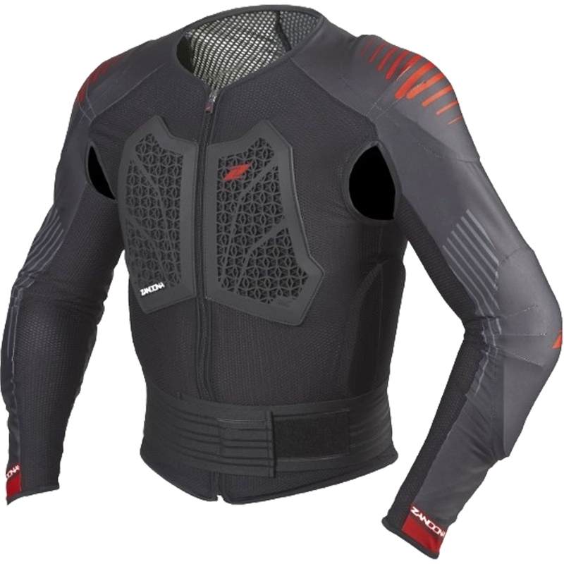 Vartalosuoja Zandona Action X8 musta-punainen 180-189 cm